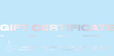 Gift Certificate